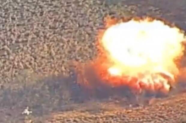 МО опубликовало кадры поражения украинской пусковой установки РСЗО HIMARS