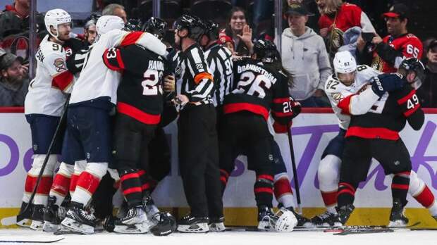 Panthers-Senators brawl