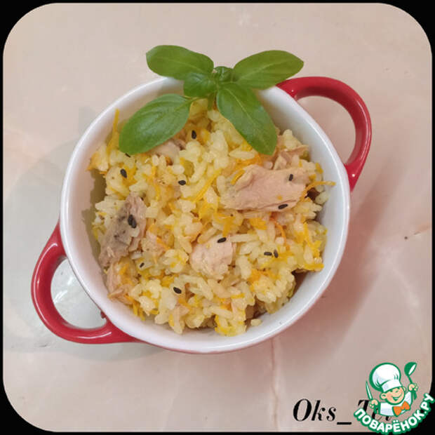 Рис с консервированным тунцом
