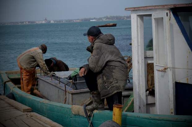 Крымские рыбаки, Керченский полуостров