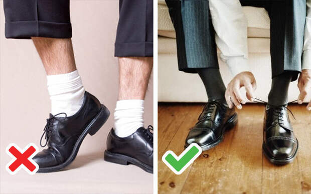 Белые носки с принтами - фото