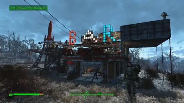 Fallout 4 дом для игрока в гараже красная ракета