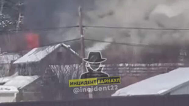 Пожар на Змеиногорском тракте / Фото: 
