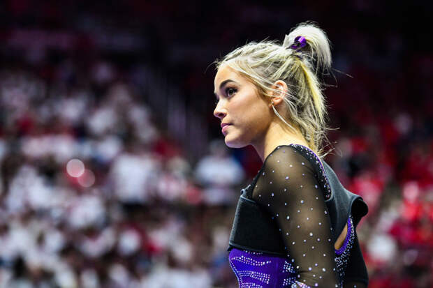 Olivia Dunne at meet