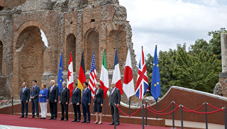 Cаммит G7 официально открылся в сицилийском городе Таормине. Италия, 26 мая 2017 Cаммит G7 официально открылся в сицилийском городе Таормине. Италия, 26 мая 2017