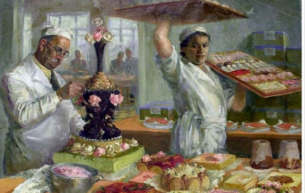 Пирожные советских времен СССР, еда, ностальгия