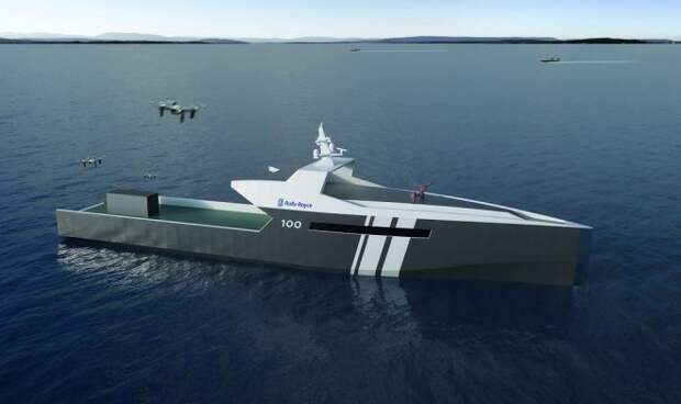 Rolls-Royce хочет построить морского робота размером с эсминец