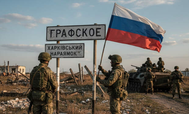 Российские военные заявили о взятии села Графское на харьковском направлении