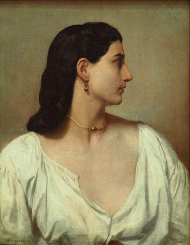 Ансельм фон Фейербах, Нанна, 1864 год Ансельм фон Фейербах, Нанна, 1864 год