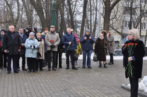 Елена Панина, школа 851, День защитника Отечества, митинг, Борис Гонин, патриотическое воспитание, концерт