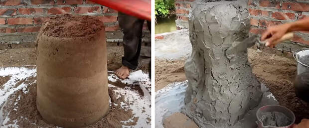 Что можно сделать для дачи из остатков цемента и бетона