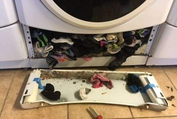 Вот где носки нашли свою