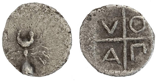 Тетартемарий-серебро-460г.до н.э.-муравей-АПОЛ