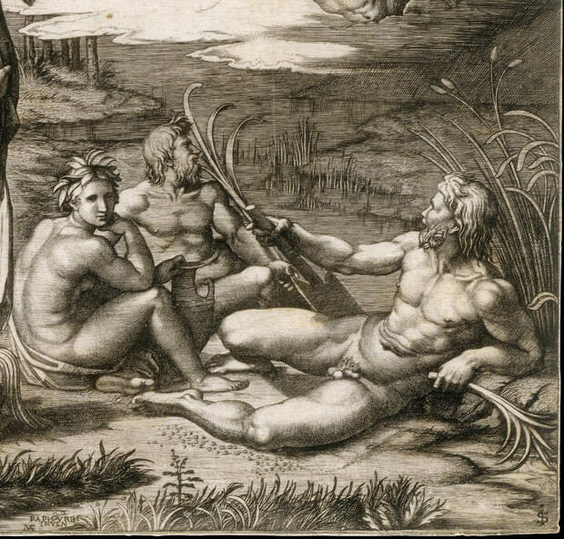 Суд Париса (гравюра по утраченному оригиналу Рафаэля, 1515-1516), фрагмент (2).jpg Суд Париса (гравюра по утраченному оригиналу Рафаэля, 1515-1516), фрагмент (2).jpg