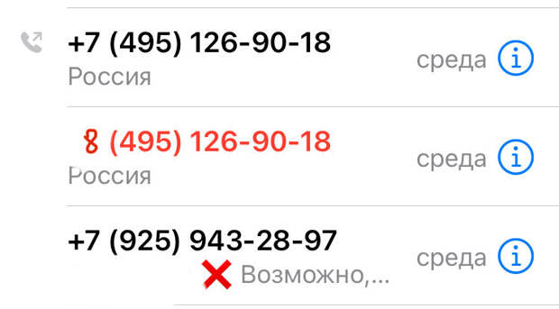 Как правильно записать номер?