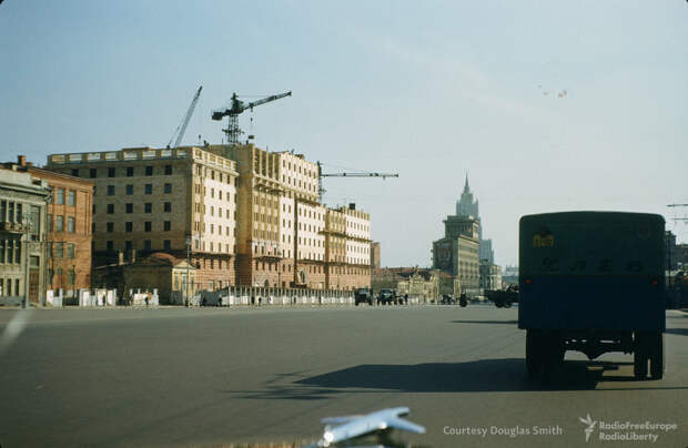 Фото и видео, которые удалось снять американцу в Москве в 1950-е годы