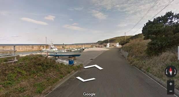 Пес погнался за машиной Google Street View и попал на все кадры Пес погнался за машиной Google Street View и попал на все кадры