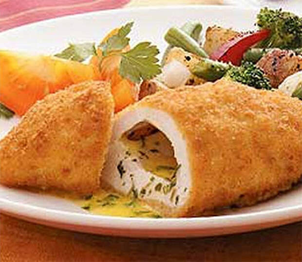 Котлеты по-киевски с сыром в мультиварке 
