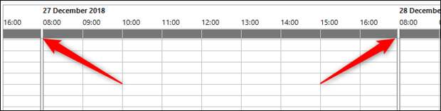 meeting hours show 8 am to 5 pm by default