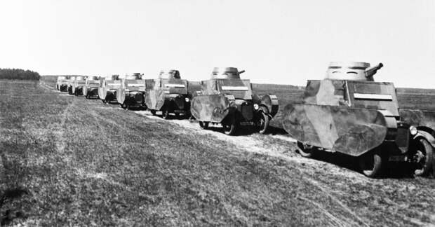 Макеты танков на учениях рейхсвера, 1928 год.