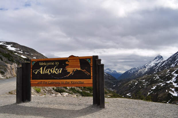Картинки по запросу "welcome to alaska sign"