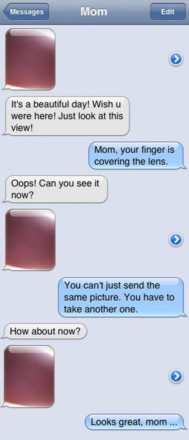 Funny Mom Text