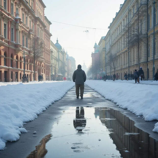 Весна отменяется: Петербург снова уходит в снег. Погода резко ухудшится