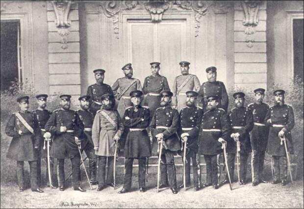 Германский Генеральный штаб в 1871 году. Мольтке Старший в центре.