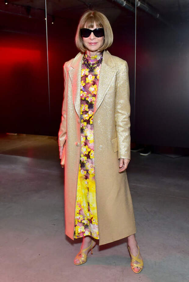 Анна Винтур вплетает тренды в свой женственный стиль