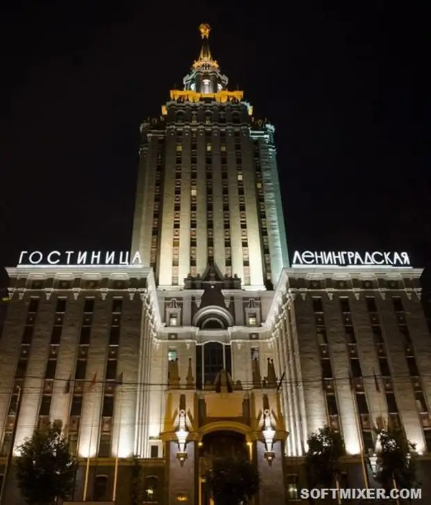 Гостиница ленинградская москва фото