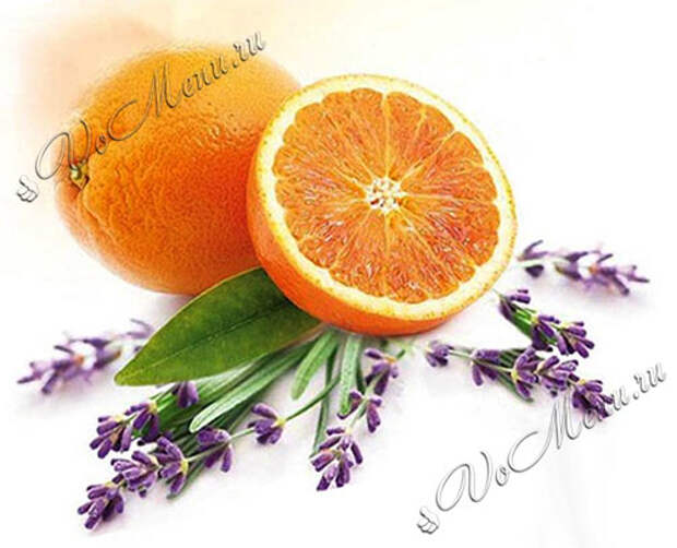 Лавандовый запах и присутствие апельсиновых корок