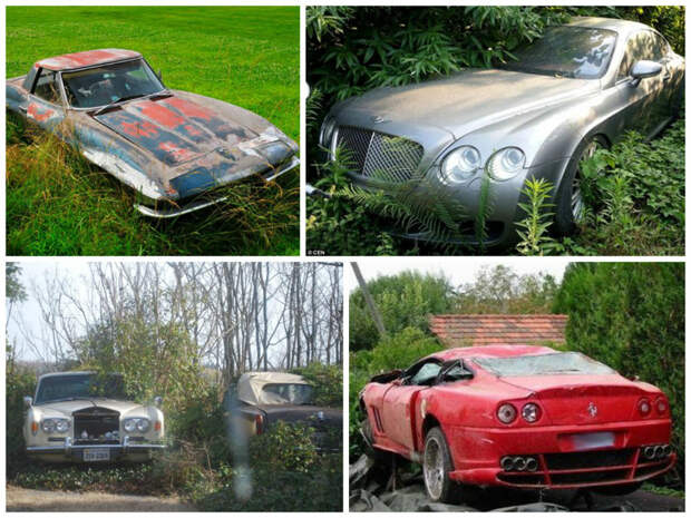 Заброшенные автомобили - кладбища ушедшей красоты автомобили. природа, заброшенные