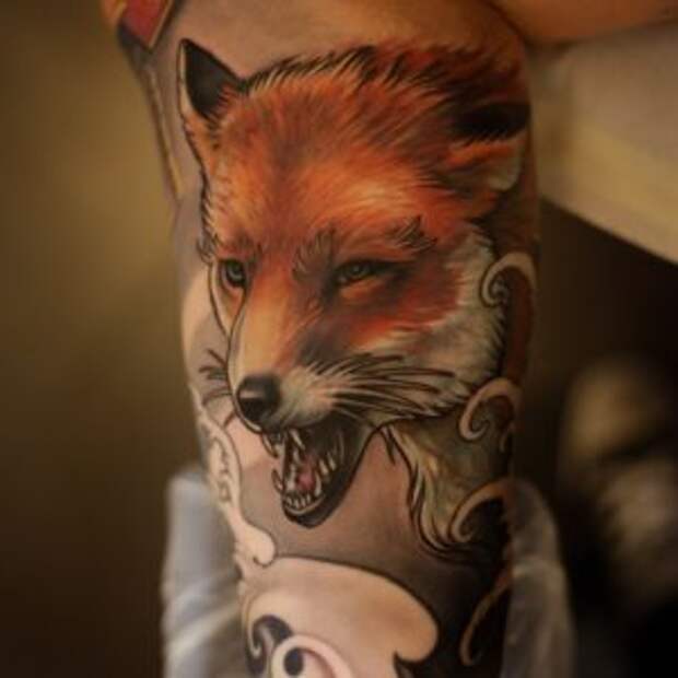 Выбор стиля для татуировки лисы