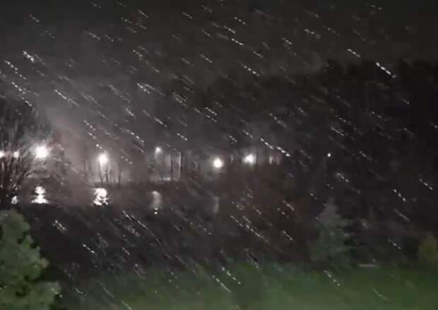 В Туле выпал снег