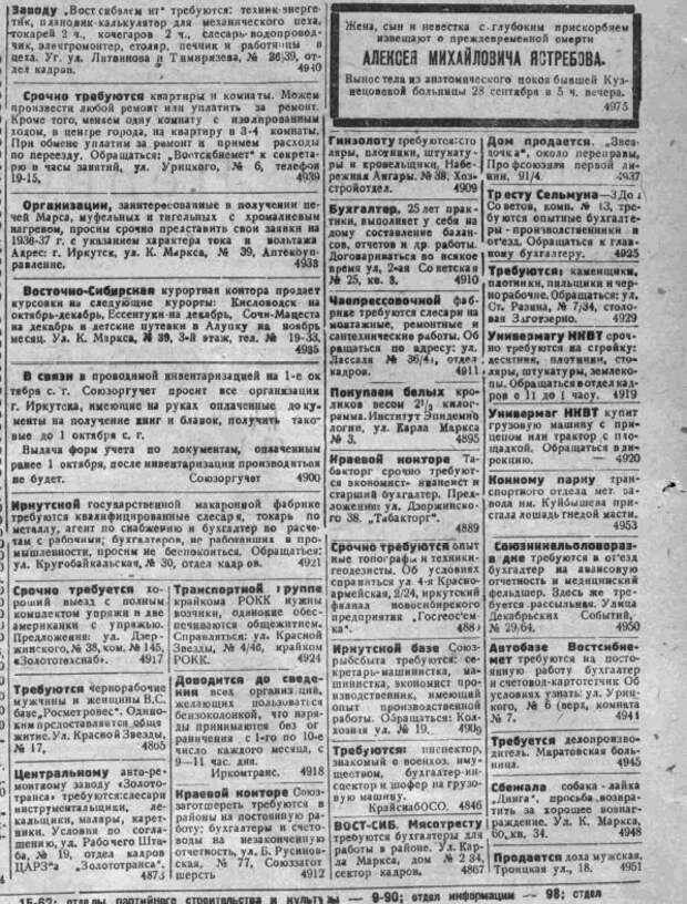 ВСП № 224 от 28 сентября 1936 года