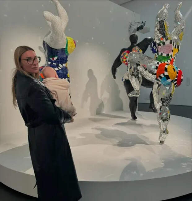 Дарья Веледеева с дочерью