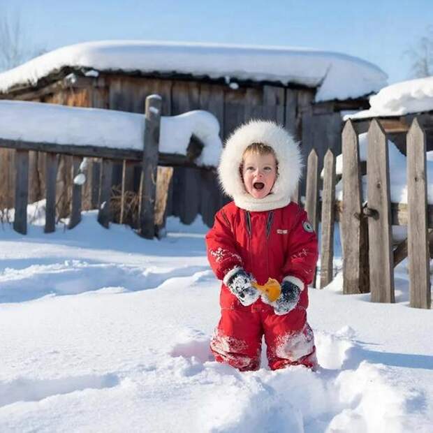 Российский производитель детской одежды рассказал, как одевать ребёнка в экстремальные снегопады и морозы