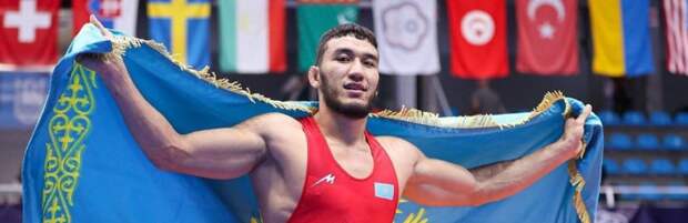 Казахстанский борец победил на международном турнире в Бишкеке