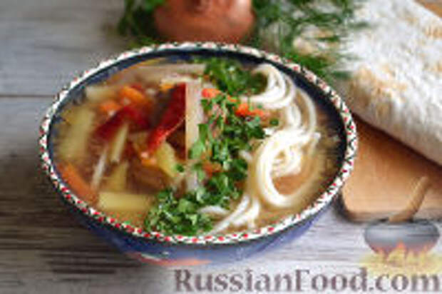 Фото к рецепту: Лагман в мультиварке