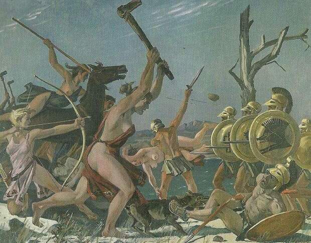 Бой с амазонками. 1947 год.jpg