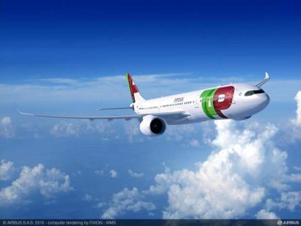 Airbus A330-900 авиакомпании TAP Air Portugal, рендер