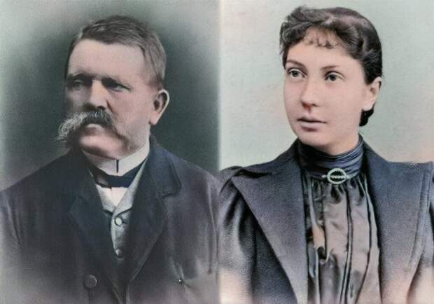 Алоис Гитлер и Клара Пельцль.