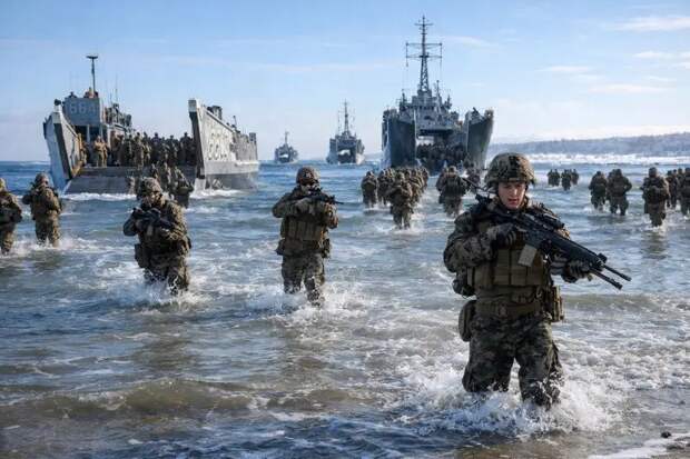 НАТО готовится к крупной десантной операции в Балтийском море
