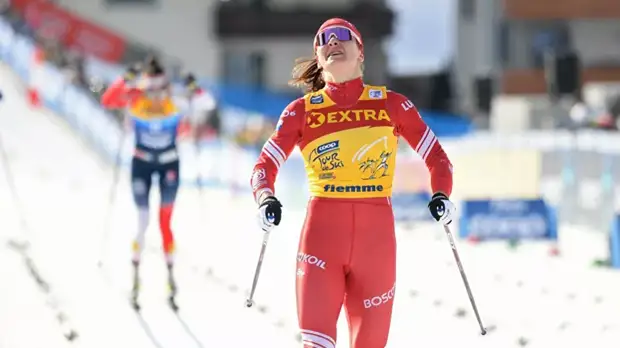 Непряева: осознаю, что вписала своё имя в историю после победы на «Тур де Ски»