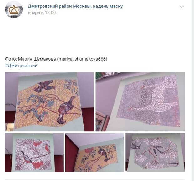 Фото дня: сохранившаяся мозаика на доме по улице Софьи Ковалевской