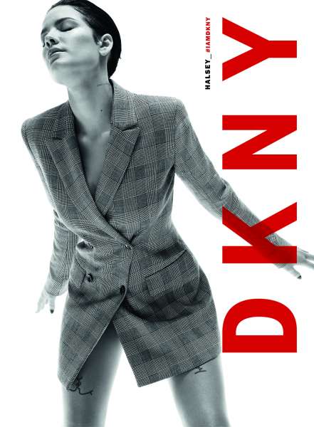 Холзи снялась в новой рекламной кампании DKNY