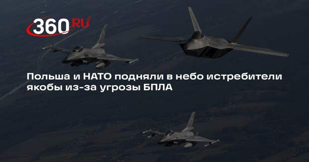 Польские ВВС подняла авиацию из-за активности БПЛА на границе Украины