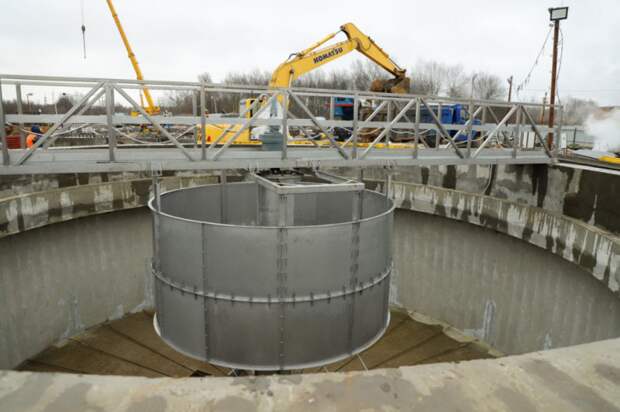 В Туле готовность цеха механического обезвоживания осадка превышает 40 процентов