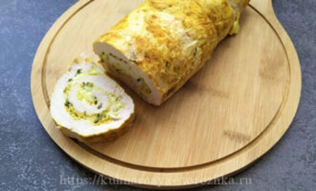 рулет из куриных грудок фото