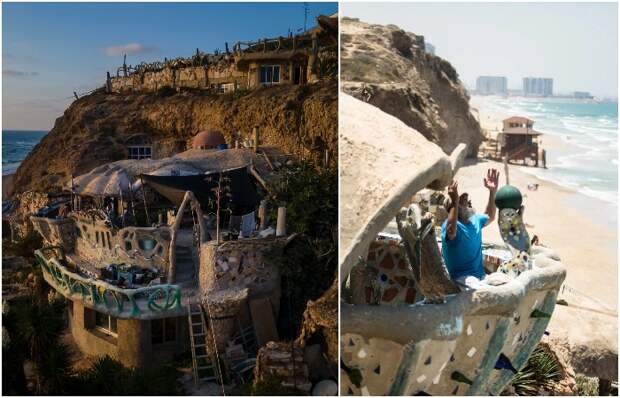 Израильтянину, который 50 лет строил дом в скале, грозит выселение